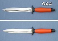 [Orange Armorhide Knife 4 ]