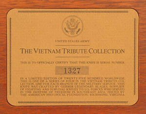 [Army Vietnam Tribute COA ]