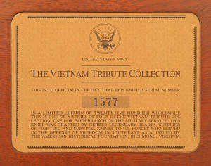 [Navy Vietnam Tribute COA ]